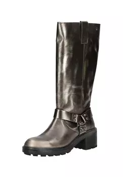 Кожаные сапоги LAZAMANI, цвет Pewter