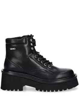Кожаные сапоги LIU JO, черный