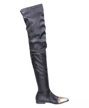 Кожаные сапоги Moma, черный