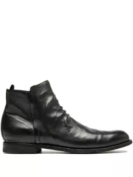 Кожаные сапоги Officine Creative, черный