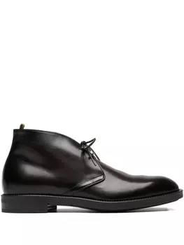 Кожаные сапоги Officine Creative, коричневый