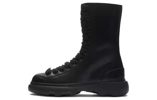 Кожаные сапоги рейнджера Burberry