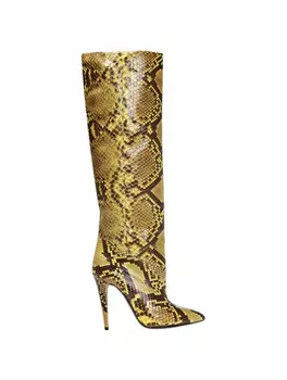 Кожаные сапоги Saint Laurent