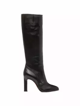 Кожаные сапоги Santoni, черный