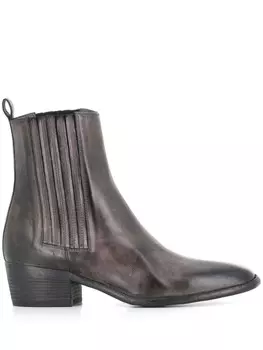 Кожаные сапоги Sartore, серый