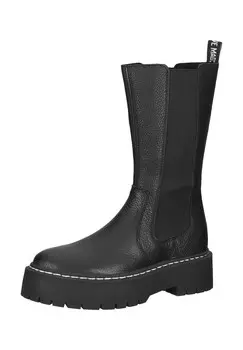 Кожаные сапоги STEVE MADDEN, черный