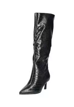 Кожаные сапоги Steve Madden, черный