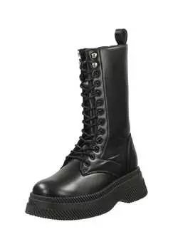 Кожаные сапоги Steve Madden, черный