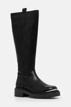 Кожаные сапоги Steve Madden Constance, черный