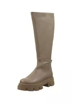 Кожаные сапоги STEVE MADDEN, серый