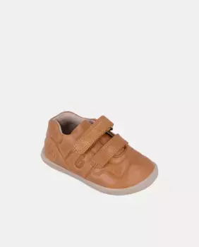 Кожаные сапожки для девочки на застежке-липучке Biomecanics, цвет Cuero