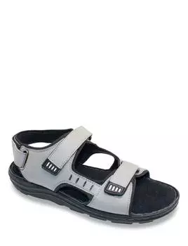 Кожаные широкие сандалии Pegasus, серый