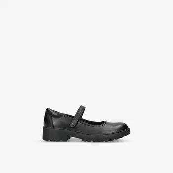 Кожаные школьные туфли Casey 6-7 лет Geox, черный