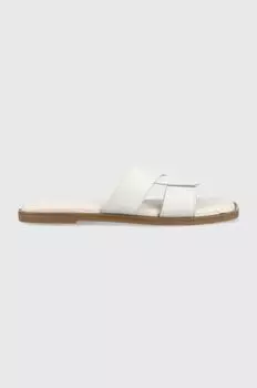 Кожаные шлепанцы Answear Lab, белый
