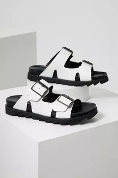 Кожаные шлепанцы Answear Lab, белый