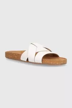 Кожаные шлепанцы Answear Lab, белый