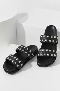 Кожаные шлепанцы Answear Lab, черный