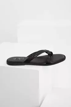 Кожаные шлепанцы Answear Lab, черный