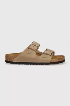 Кожаные шлепанцы «Аризона». Birkenstock, коричневый