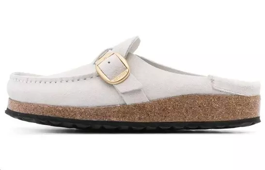 Кожаные шлепанцы Buckley Birkenstock, цвет Ivory White