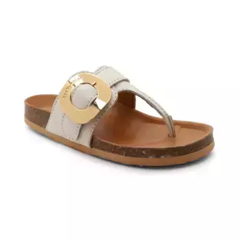 Кожаные шлепанцы Chany fussbett See by Chlo, белый