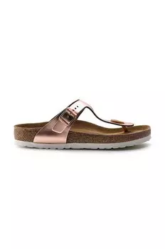 Кожаные шлепанцы Gizeh Birkenstock, розовый