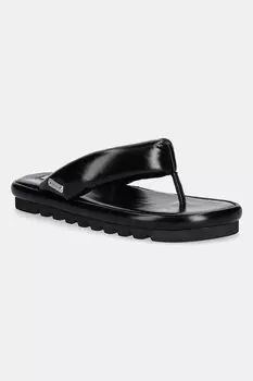 Кожаные шлепанцы Hilary Naked Wolfe, черный