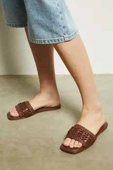 Кожаные шлепанцы Medicine, коричневый