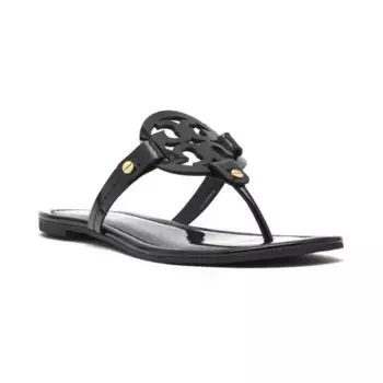 Кожаные шлепанцы Miller Perfect Tory Burch, черный