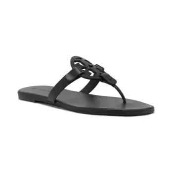 Кожаные шлепанцы Miller Tory Burch, черный