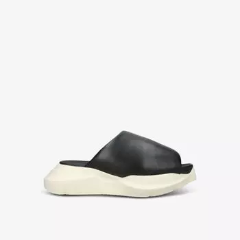 Кожаные шлепанцы на платформе с мягкой подкладкой geth Rick Owens, черный