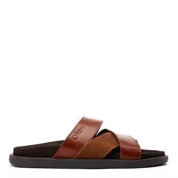 Кожаные шлепанцы 'Ponza' Base London, коричневый