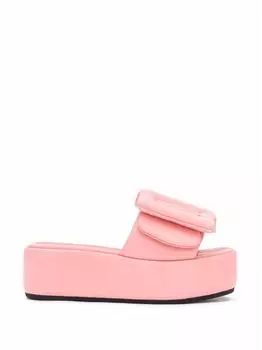 Кожаные шлепанцы Puffy Boyy