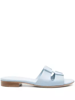 Кожаные шлепанцы Rodo, синий