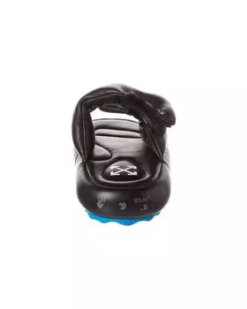 Кожаные шлепанцы с мягкой подкладкой Off-White Meteor, черный