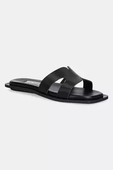 Кожаные шлепанцы Sofia Steve Madden, черный