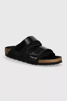 Кожаные шлепанцы Uji Birkenstock, черный