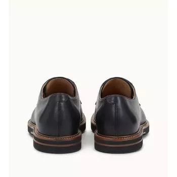 Кожаные шнуровки TOD's, черный