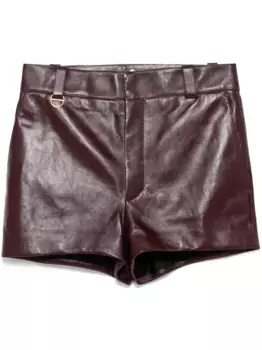 Кожаные шорты CHLO, красный