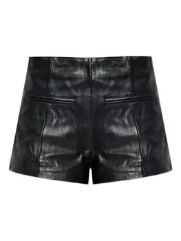 Кожаные шорты Gestuz, черный
