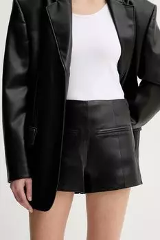 Кожаные шорты Gestuz, черный