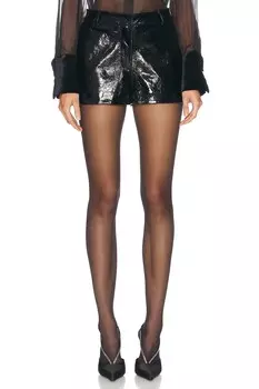 Кожаные шорты Naya retrofete, черный