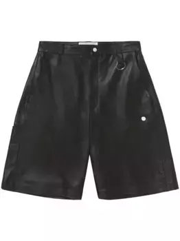 Кожаные шорты PACE, черный