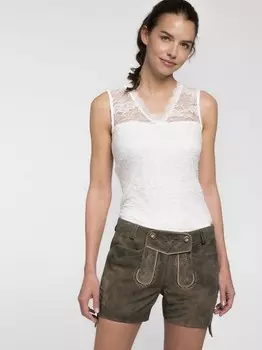 Кожаные штаны барби Spieth & Wenksy, коричневый