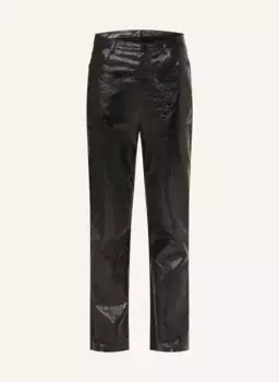 Кожаные штаны Claudie Pierlot, черный