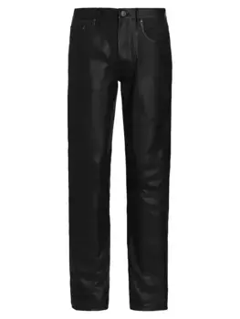 Кожаные штаны Daze John Elliott, черный