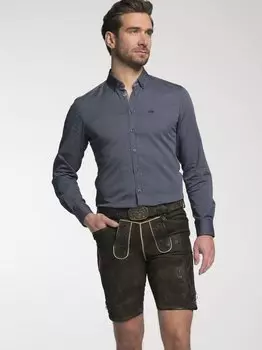 Кожаные штаны диабло Spieth & Wenksy, коричневый