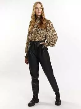 Кожаные штаны Dreimaster, черный