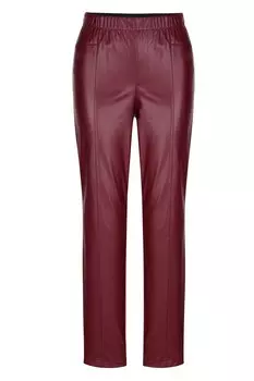 Кожаные штаны MIAMODA Regular Pants, цвет carmine red