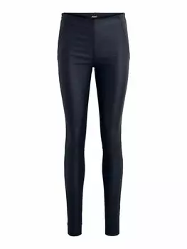 Кожаные штаны OBJECT Skinny Leggings BELLE, морской синий